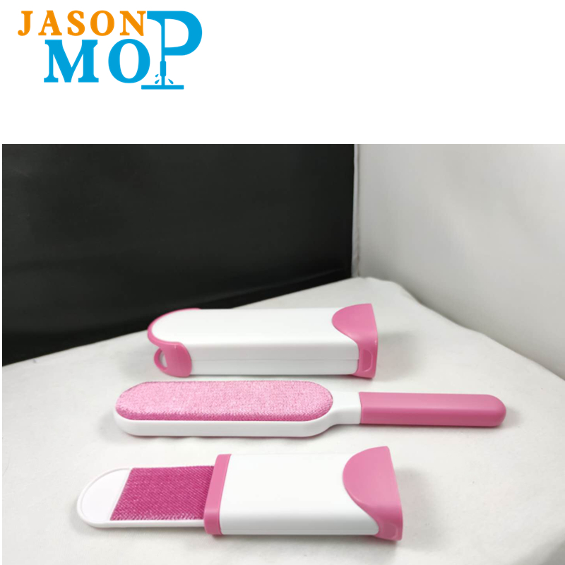 Jason Reusable Pet Remover per capelli per l'allenatore Pennello a doppia faccia rimuove il rimozione manuale della pelliccia dell'animale domestico