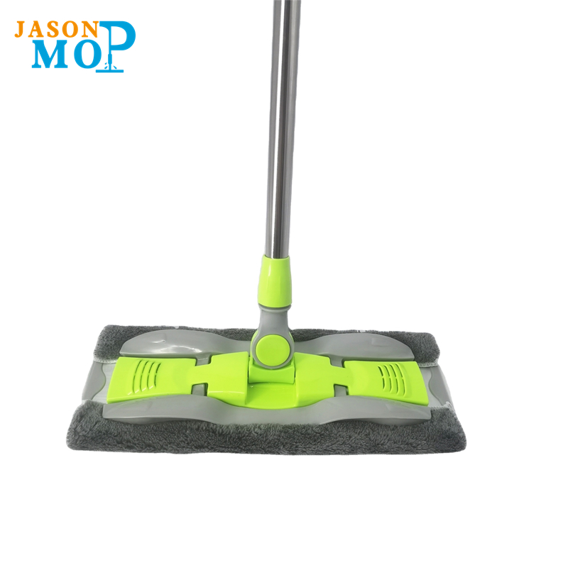 Jason di alta qualità in alluminio mop in microfibra in acciaio inox asta di acciaio inox allungato la pulizia del pavimento