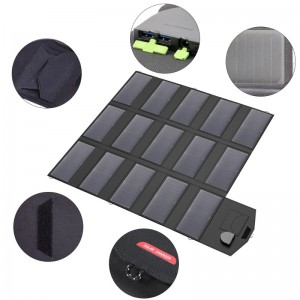 Pannello solare pieghevole da 18 V 100W Caricabatterie solare all\'aperto portatile per campeggio