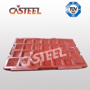 Yifan PE750x parti del frantoio della mascella 1060, piastra della mascella, piastra laterale, cunei