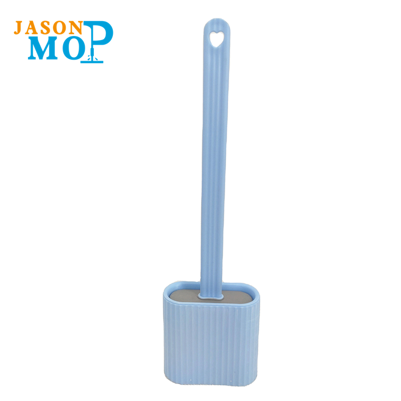 Spazzola per la toilette in silicone con supporto per bagno pulizia deep montato a parete con stantuffo bagno SCRUBBER Morbido