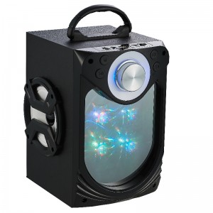 Altoparlante Bluetooth portatile FB-BS034 con specchio di vetro&LED illuminazione