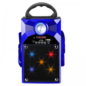 Altoparlante portatile Bluetooth portatile FB-BS8868S con illuminazione a LED a specchio di vetro