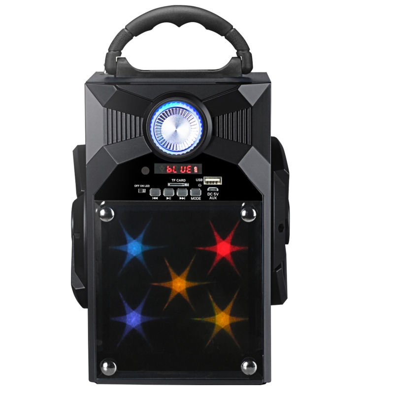 Altoparlante portatile Bluetooth portatile FB-BS8868S con illuminazione a LED a specchio di vetro