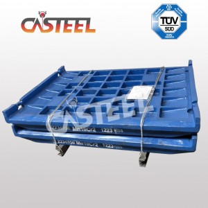 Piastra della mascella MC110 fissata e oscillante per Kleemann Mobile Crusher