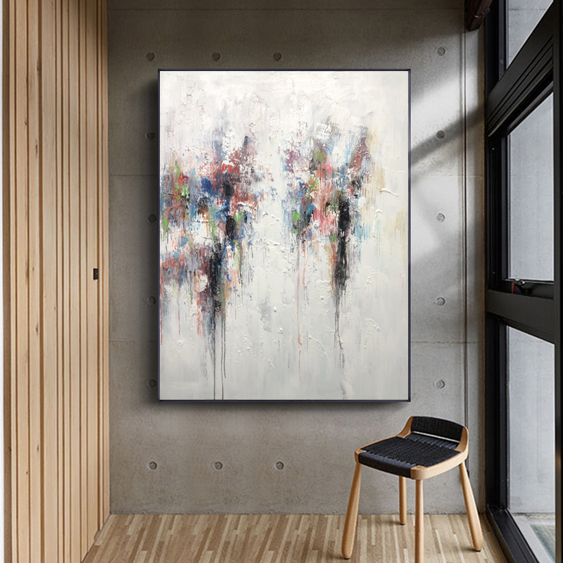 Pittura ad olio fatti a mano su tela arte acrilico astratto decorazione della casa moderna decorazione della parete