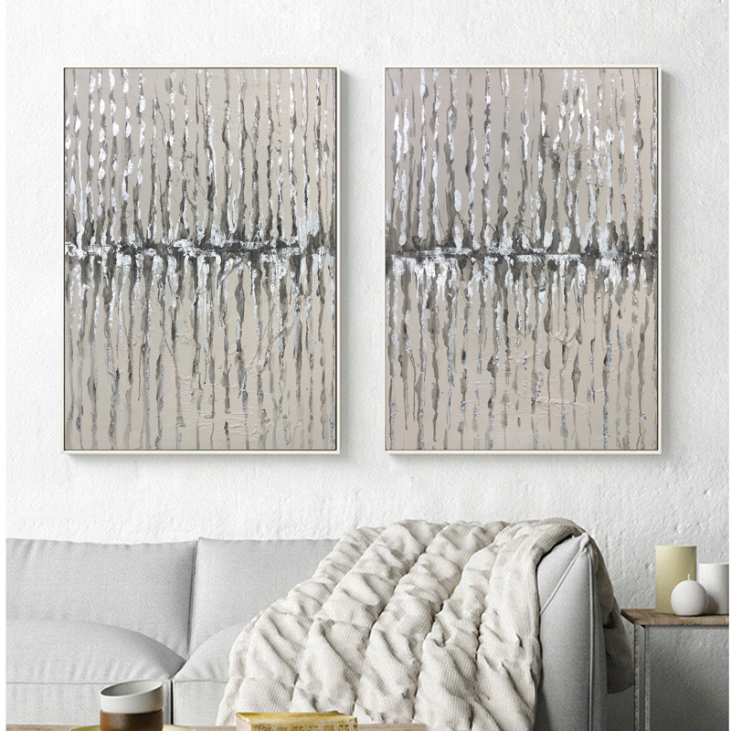Moderno fatto a mano Moderno Abstract Murale Soggiorno Art Pittura a olio su tela o orther