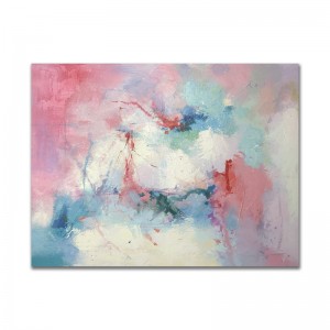 Moderno dipinto a mano acrilico creativo con cornice arte murale di arte astratta su tela