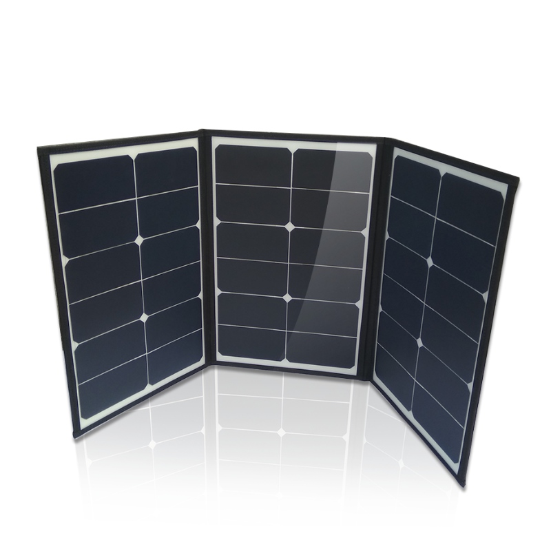 Borsa pieghevole del pannello solare pieghevole solare ad alta efficienza portatile 60W 100w 200W 120w pieghevole pannello solare pieghevole