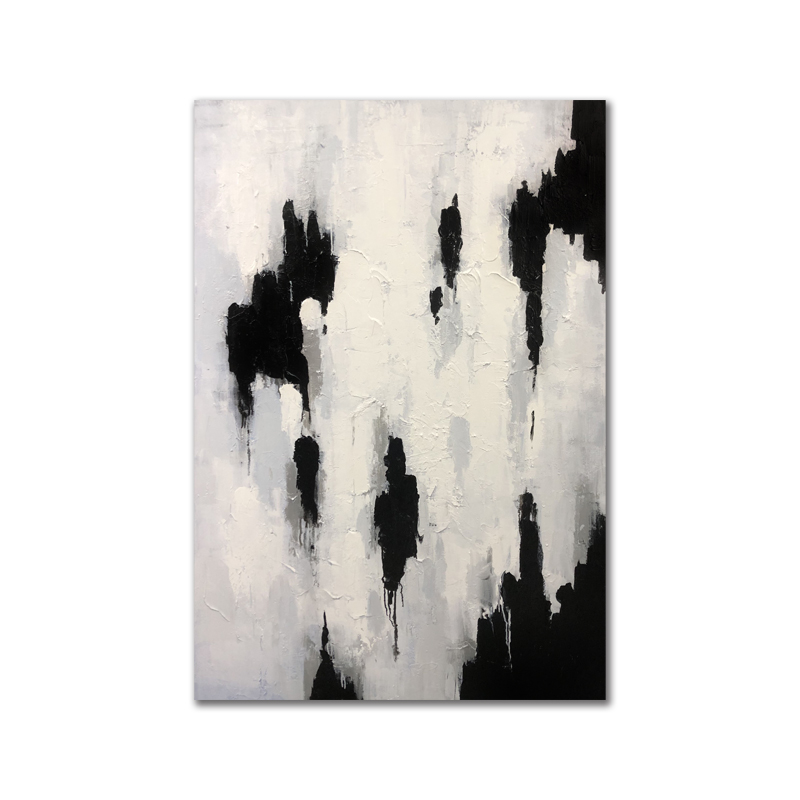 Muro di arte contemporanea fatta a mano appesa la pittura ad olio astratta su tela per la decorazione dell'ufficio domestico