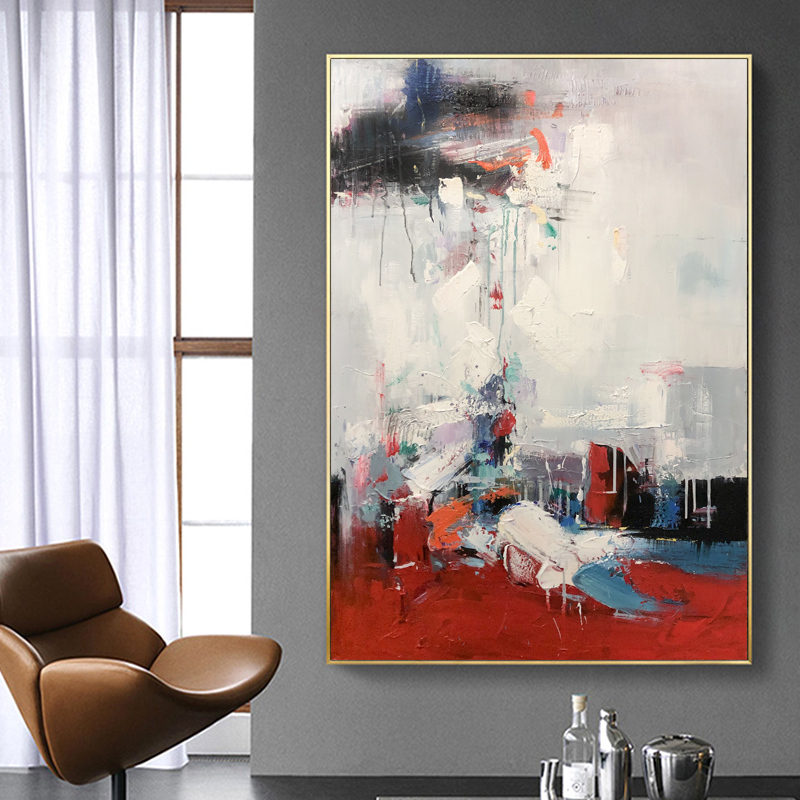 Pure Handmade Pittura a olio Contemporanea Abstrast Canvas Art Work Home Office Decorazione dell'hotel