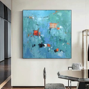 Dipinto a mano pittura a olio quadrato tela disegno astratto decorazioni per la casa per soggiorno arte altri dipinti cuadro