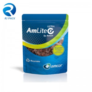 Custodia alta riciclabile Eco ad alta barriera per alimenti o confezioninon alimentari con cerniera