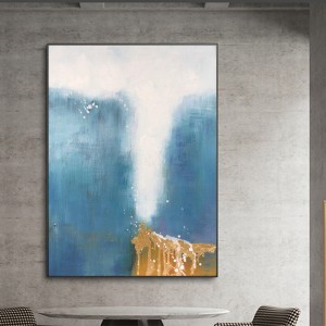 Dipinto a mano grande pittura a olio astratta tela quadro da parete contemporaneo pittura per la stanza dal vivo