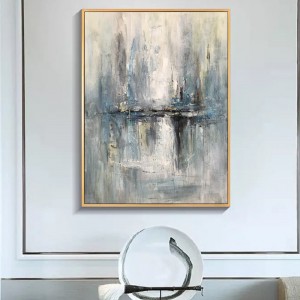 Abstract Art Tessuto Tessuto Canvas Decor Pure Pure Hand Dipinto a mano Pittura ad olio per soggiorno