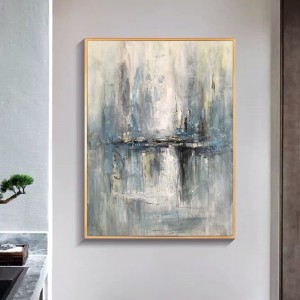 Abstract Art Tessuto Tessuto Canvas Decor Pure Pure Hand Dipinto a mano Pittura ad olio per soggiorno