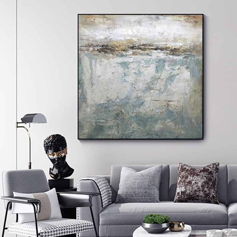Arte dipinta a mano Handmad Pittura a olio di arte della parete originale Canva astratta per la stanza dal vivo