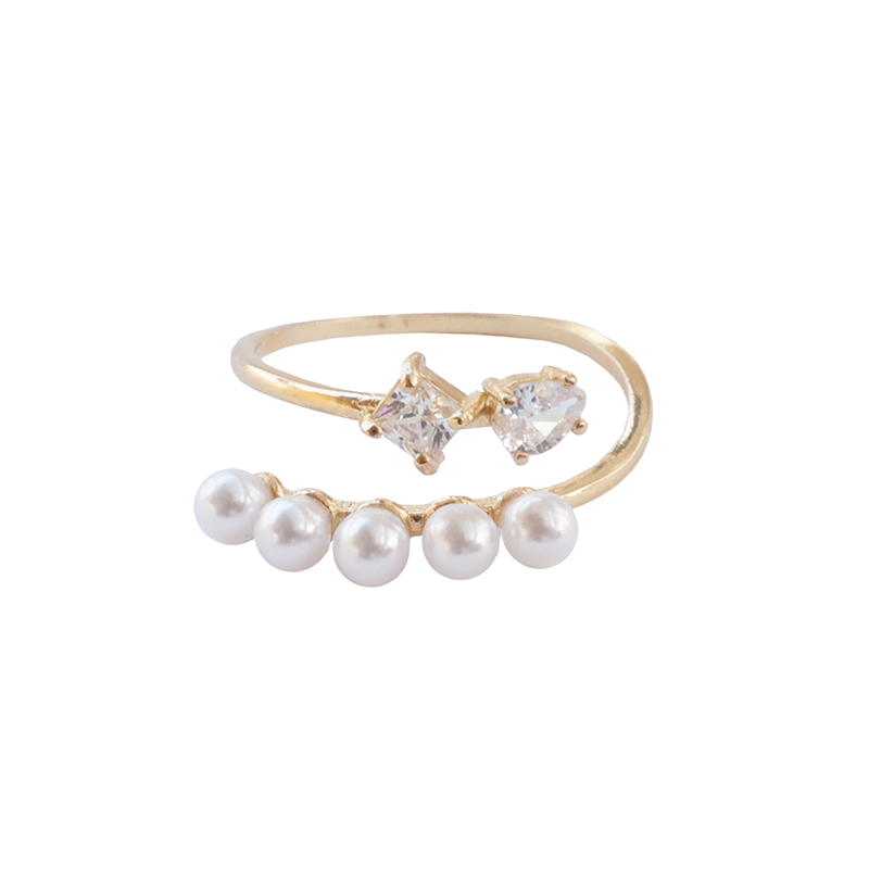 Anello di apertura perla