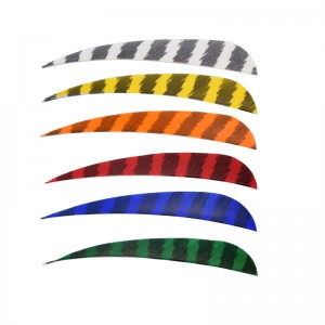 Nika tiro con l\'arco 172104 4inch Streamline Strip Strip Turchia piuma per tiro con l\'arco Carbon/aluminum arrow Shooting