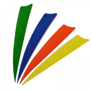 Nika Tiro con l\'arco 172312 Scudo di piume da 4 pollici per tiro con l\'arco Tutti i tipi di freccia Fletching Shooting