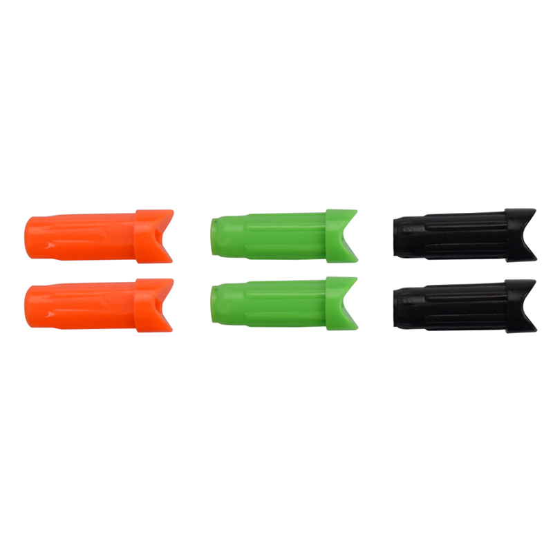 Nika Tiro con l'arco 142219 ID 7,6 mm Freccia di plastica Nock per tiro con il tracollo Bulloni Bullons