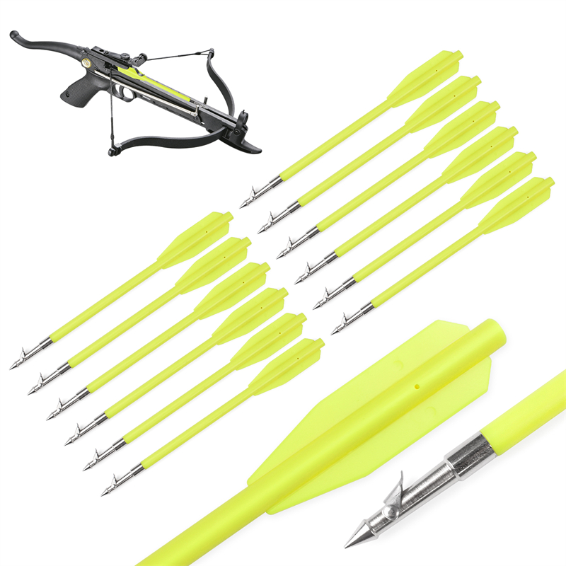 Elong Outdoor 110356-17 6,8 pollici da pesca Bullone da pesca Arpoon Punto di acciaio Plotle Plastic Shaft ForcrossBow
