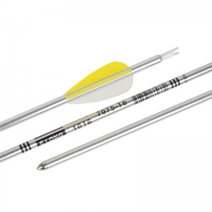 Elong Outdoor 114207 30 pollici SP970 freccia in alluminio Arco in argento Colore tiro con l\'arco Outdoor Target Tiro di tiro utilizzando