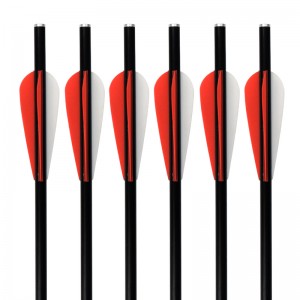 Elong Outdoor 117011 16inch OD8MM 8031 ​​Bulloni in fibra di vetro Bulloni da tiro con l\'arco con il bullone della balestra