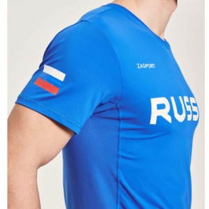 T-shirt da allenamento in tessuto di umidità-assorbente