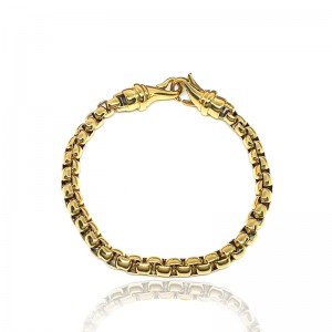 Catena di perla generosa in acciaio inox di modo europeo e americano in acciaio inox, braccialetto