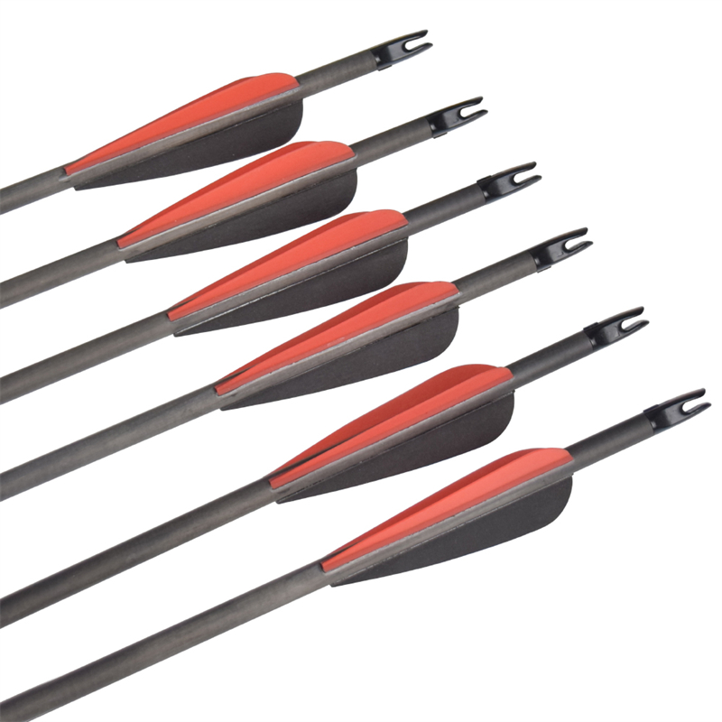 Elong Outdoor 113024 ID6.2MM SP400 Fibra di carbonio Arrow Archery Shooting Shooting Sport