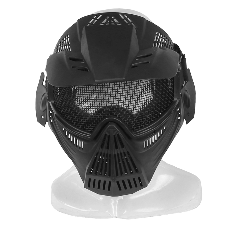 44mana07-BK Airsoft Mask Masks Tactical Masks Full Face with Eye Protection For CS Survival Games Shooting