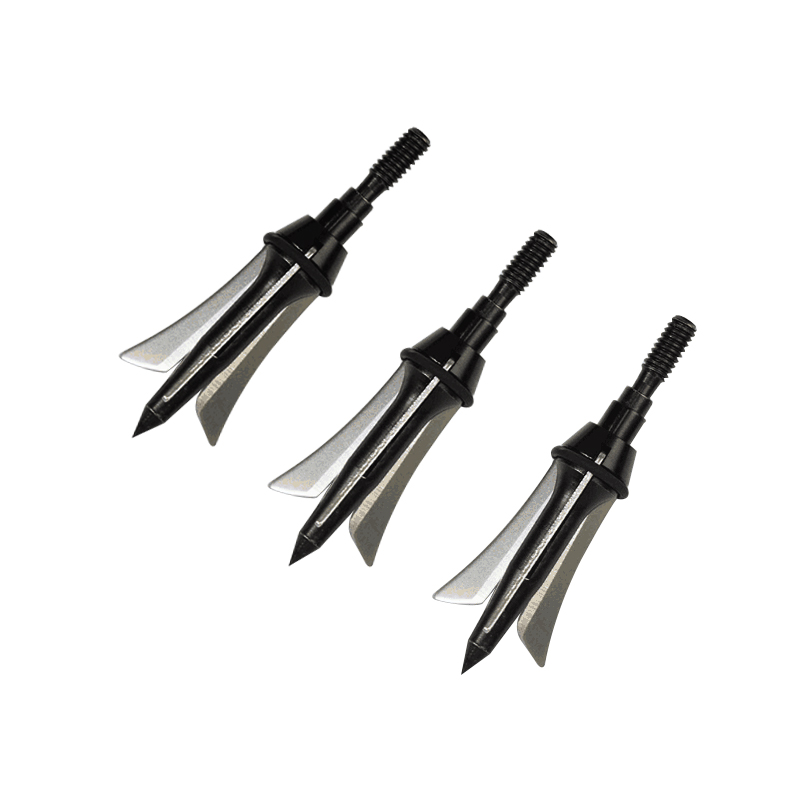 Nika Tiro con l'arco 15B022 3 Broadhead Broadhead con lame in acciaio inossidabile BASSA BASSA DA BASCONDE