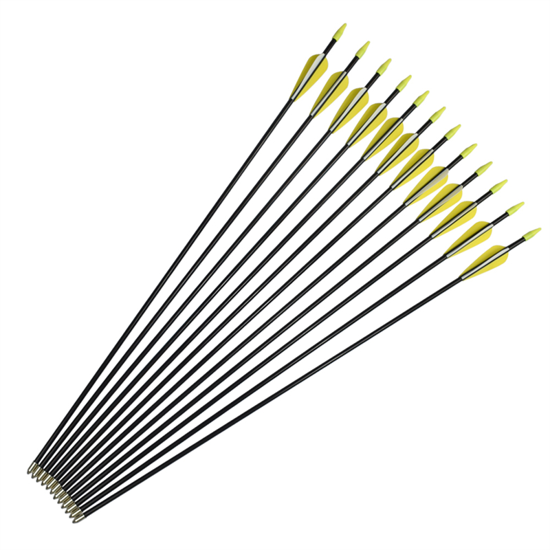 Elong Outdoor 110010 ID5MM 30 pollici in fibra di vetro freccia TPU Vanne per tiro con l'arco tiro tiro