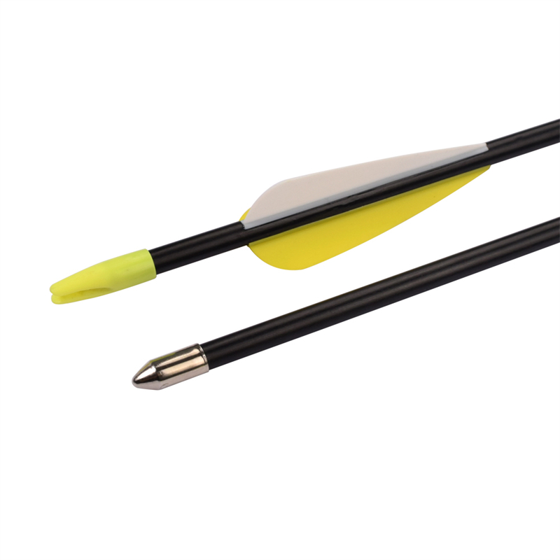 Elong Outdoor 110010 ID5MM 30 pollici in fibra di vetro freccia TPU Vanne per tiro con l'arco tiro tiro