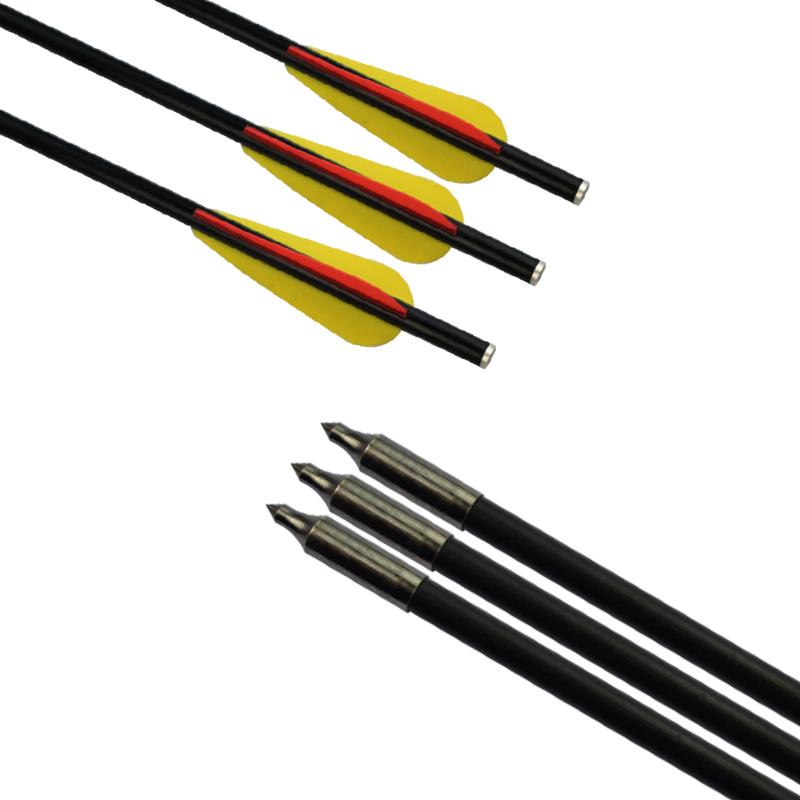 Elong Outdoor 117018 18 pollici ID6mm Bullone in fibra di vetro tiro con l'arco tiro in tiro concollo Bullone della balestra