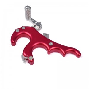 Nika Tiro con l\'arco 42RA04-RD Thumb Sleep Aids AIDS in lega di alluminio in lega di tiro con tiro con tiro con l\'arco di caccia per arco compound