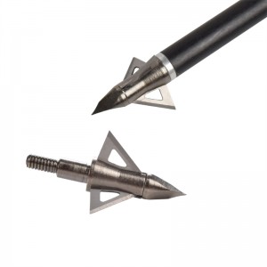 Nika Tiro con l\'arco 15B029 3 Bladri fissi 100 Caccia a caccia di cereali Broadheads Bullone Bullone a tiro connecker