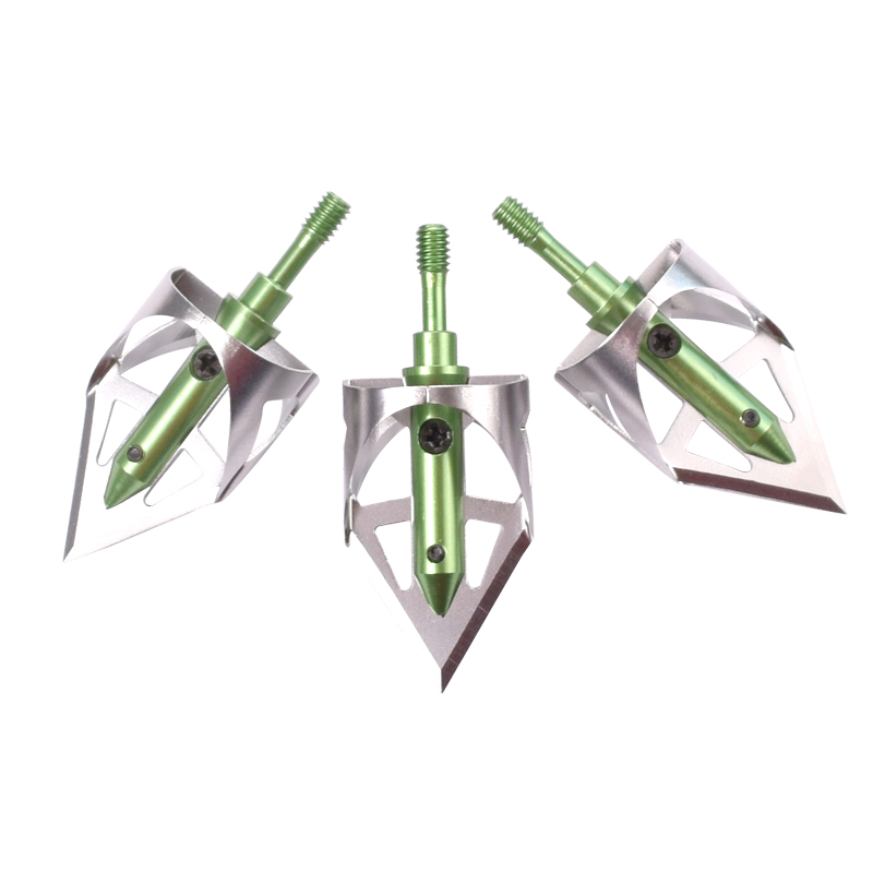 Nika Tiro con l'arco 15B025 100 Broadhead di grano BullHead Bullone Bullone Bullone da caccia BLUSBOW BLUSBOW ARROR TIPS Hunt