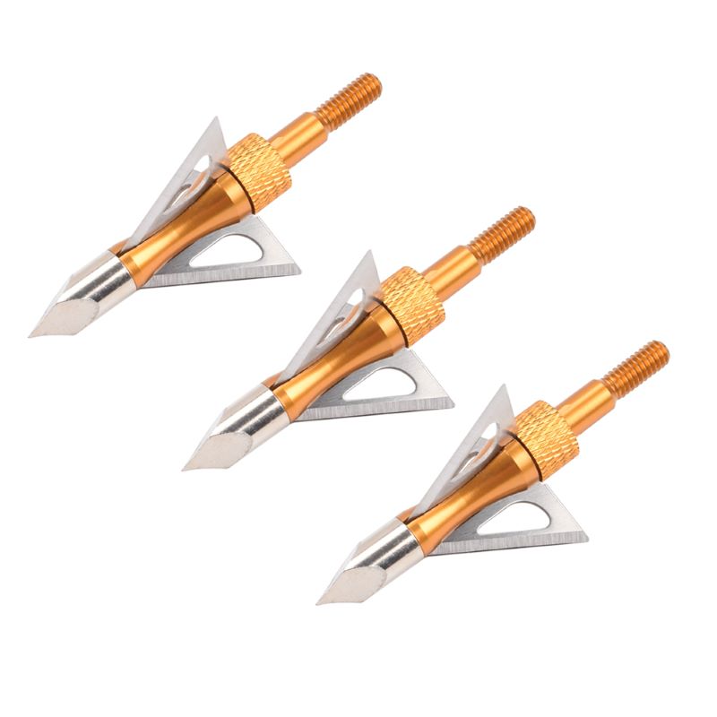 Nika Tiro con l'arco 15B030 100 cereali in acciaio inox Broadheads Bullone BLult Bolt Bolt Bolt Bolt