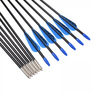 Elong Outdoor 110099 ID5mm 28 pollici Freccia Freccia Freccia Tiger Pattern Brevolgica tiro con l\'arco tiro in tiro con tiro con l\'arco