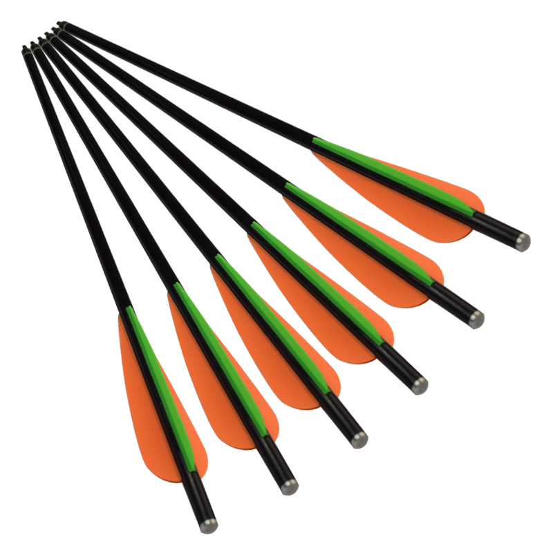 Elong Outdoor 117006 14inch OD8MM Bullone in fibra di vetro Bolt Bolt Bolt Bolt Hunting con bulloni della balestra