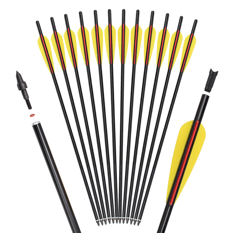 Elong Outdoor 116058-01 od8.8mm 16inch Bullone di alluminio Bullone TPU Vanne di tiro con l'arco Borsa da tiro con l'arco