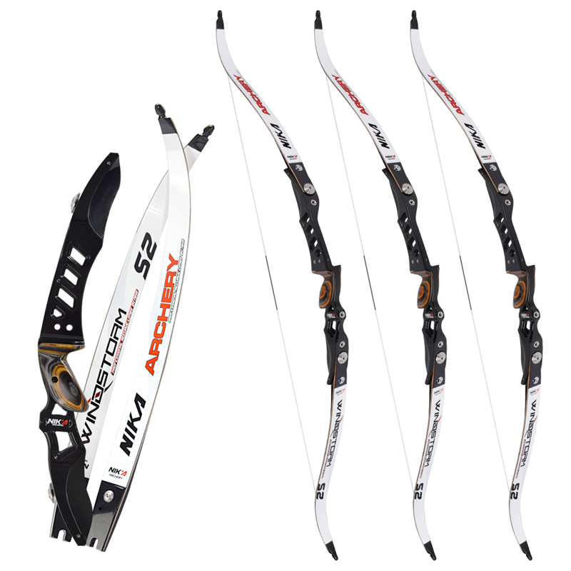 Nika Archery 210018 64 pollici RH ILF RECURVE Bow Busur Recurve per esterno Sport Target Shooting Pratica