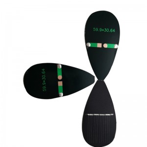 Pannelli solari del pannello solare della forma solare della forma irregolare della foglia di piccola dimensione di goccia su misura per la casa di potenza solare per la casa