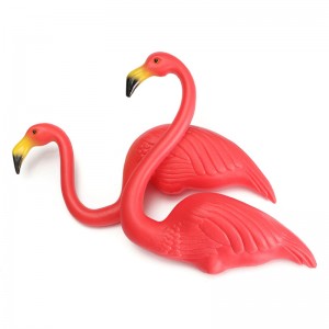 Pink Flamingo Plastic Yard Garden Lawn Art Ornaments Retro Toy Decor