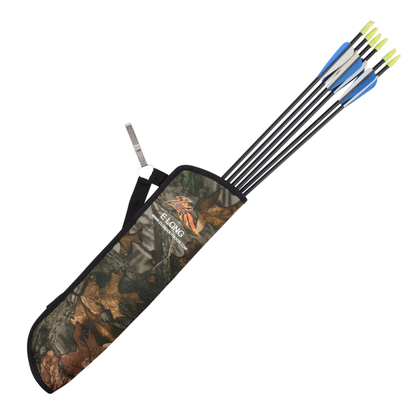 Nika Tiro con l'arco 43q004 180gram Quiver innylon per tiro con l'arco Freccia Shooting Hang vita Borse freccia