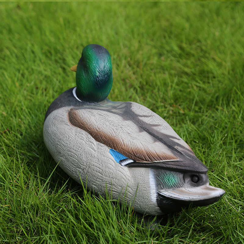 Anatra di plastica Decoy Gallard Femmina Drake Drake Glorating Keel Deadly Hunting Lure