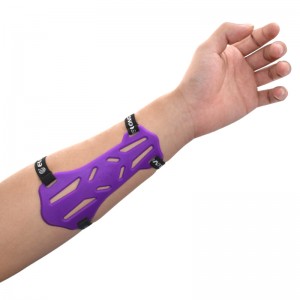 Elong Outdoor 44ag03 Guardia del braccio Gruppi morbida in gomma doppia con frecce di tiro con l\'arco Scatto di protezione in plastica