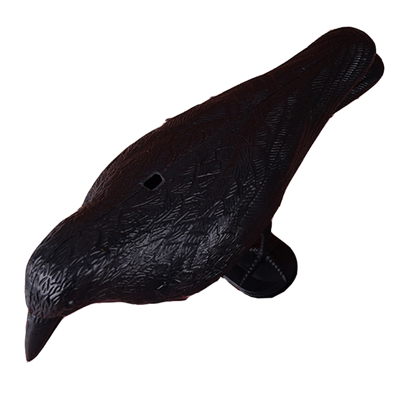 GUGULUZA stand ricco affollamento corpo Crow Decoy caccia di plastica Black Crow Decoys Hallows \\\\\\\\\\\\\\ 's Day Decor w/Feet palo, decorazione del giardino